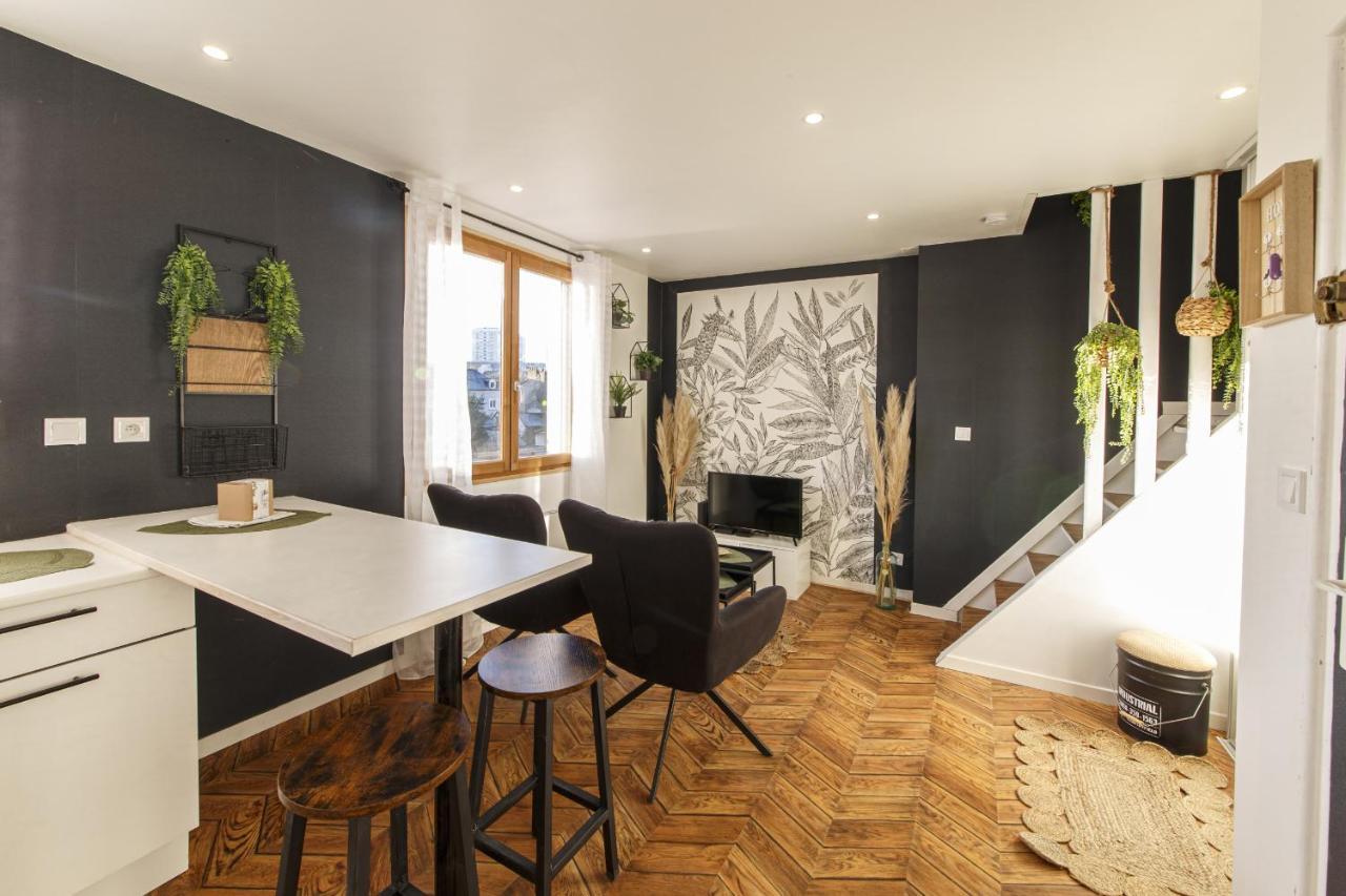 Le Patio - Duplex Verdoyant Proche Centre-Ville Angers Kültér fotó
